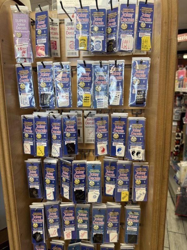 Laminated Mah Jongg Joker Decals. Eight joker decals in each pack.